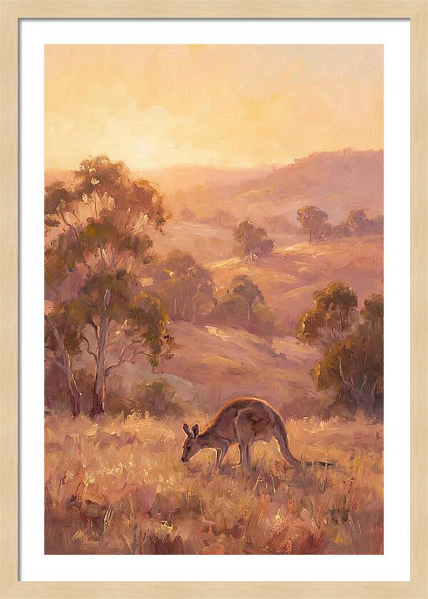 Kangaroo At Dusk