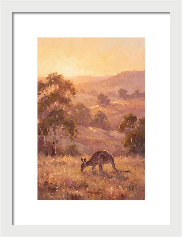 Kangaroo At Dusk