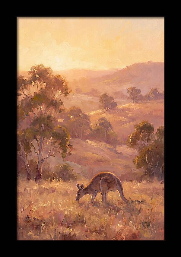 Kangaroo At Dusk