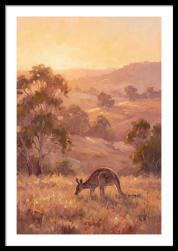 Kangaroo At Dusk