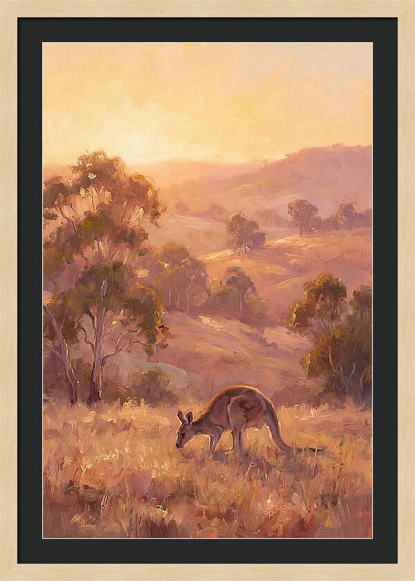 Kangaroo At Dusk