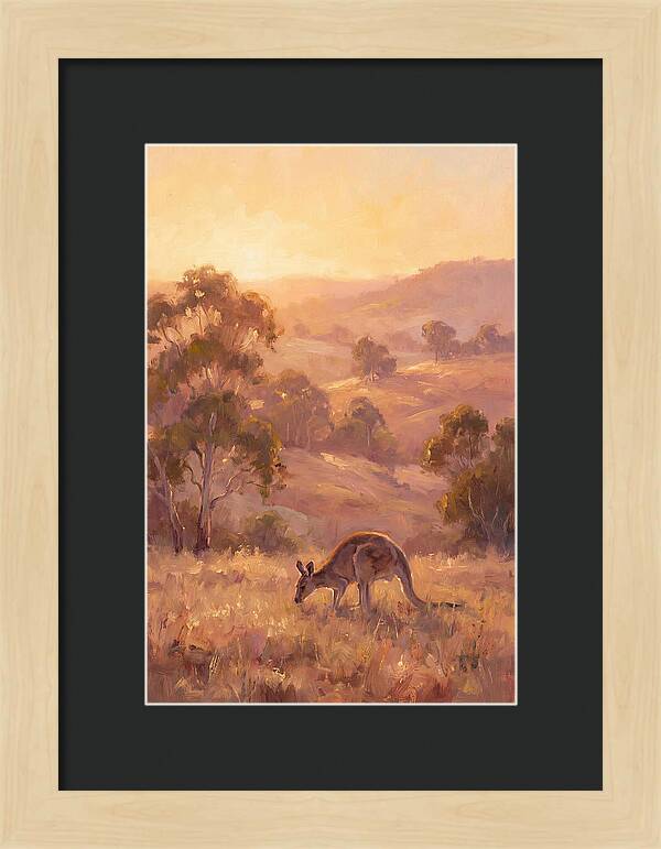 Kangaroo At Dusk