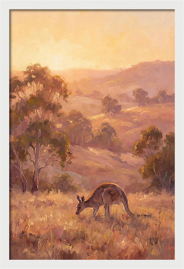 Kangaroo At Dusk