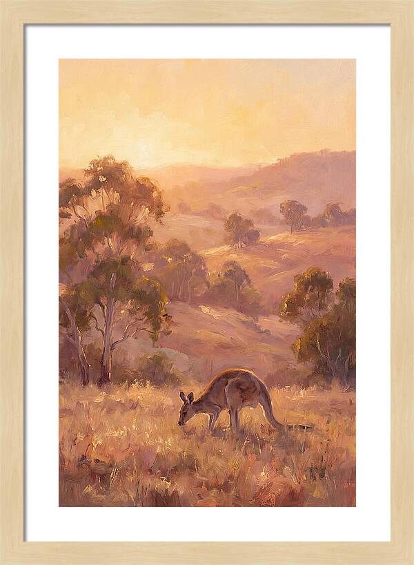 Kangaroo At Dusk