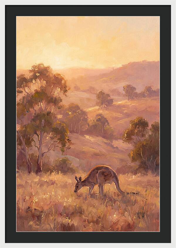 Kangaroo At Dusk