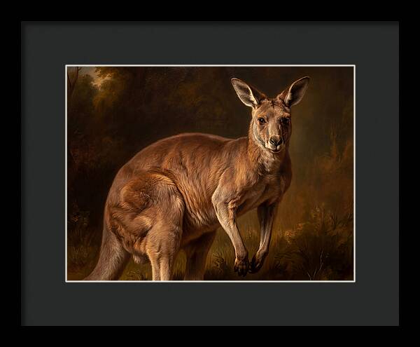 Kangaroo In Natural Splendor