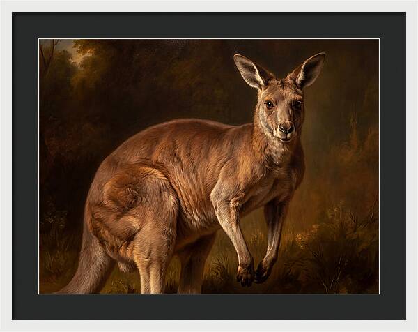 Kangaroo In Natural Splendor