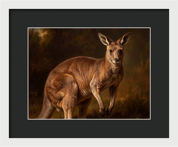 Kangaroo In Natural Splendor