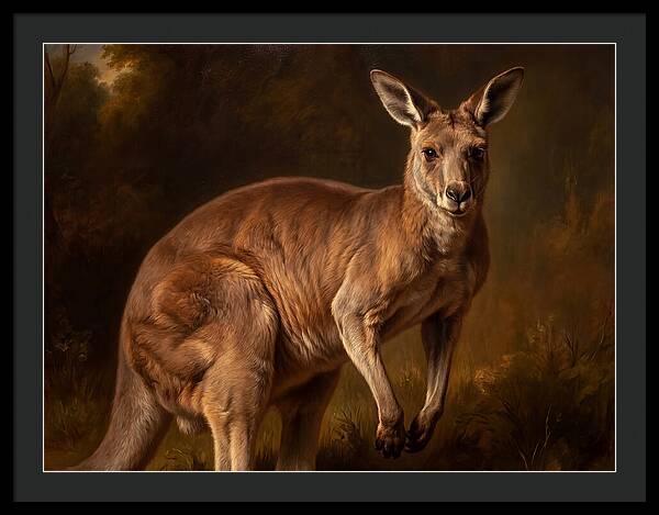 Kangaroo In Natural Splendor