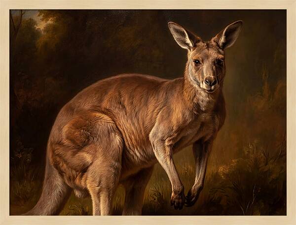 Kangaroo In Natural Splendor