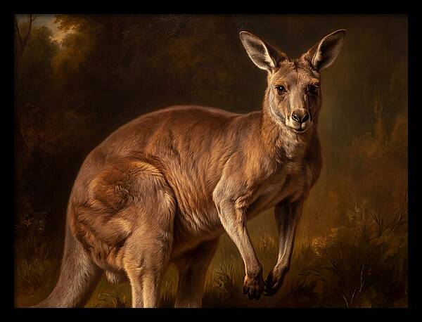 Kangaroo In Natural Splendor