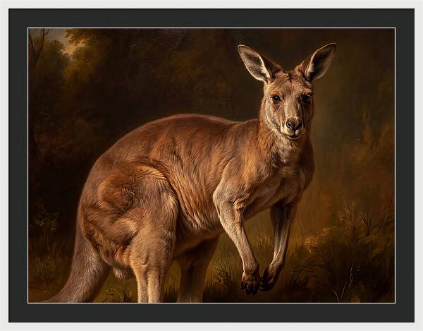 Kangaroo In Natural Splendor