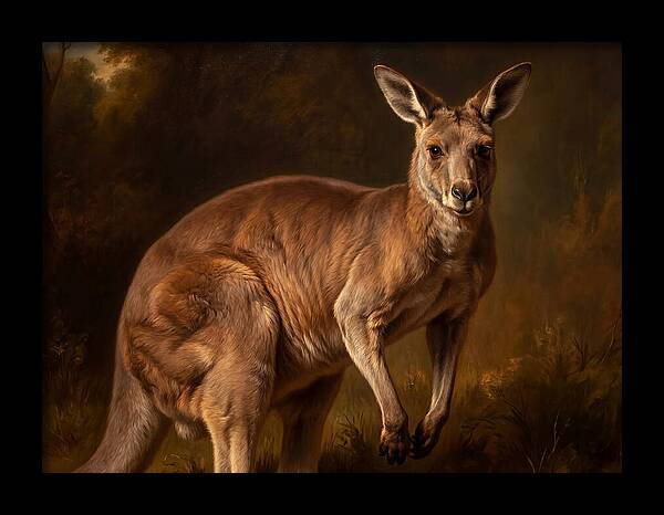 Kangaroo In Natural Splendor