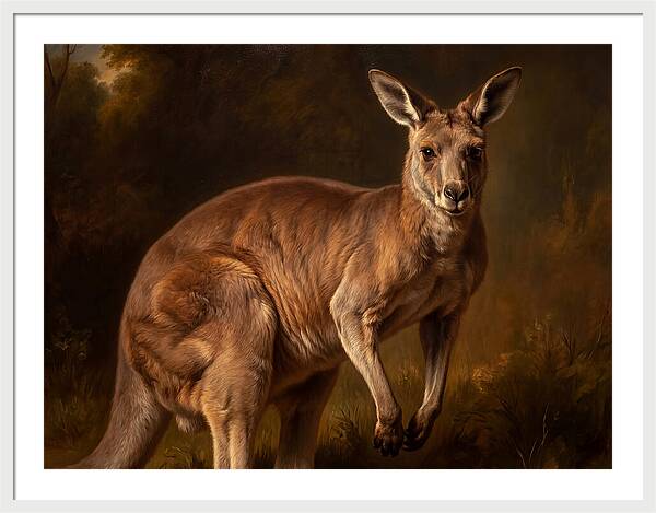 Kangaroo In Natural Splendor