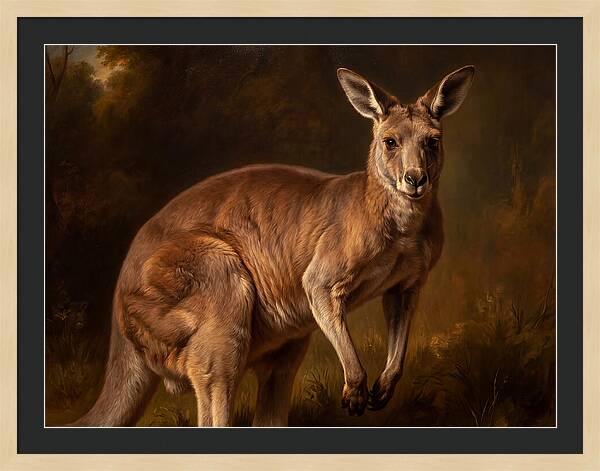 Kangaroo In Natural Splendor