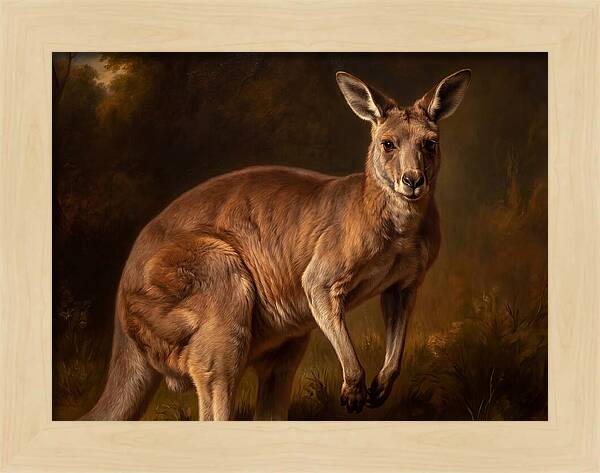 Kangaroo In Natural Splendor