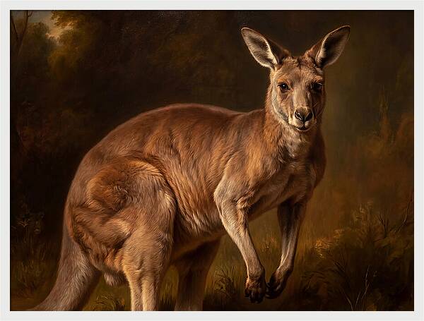 Kangaroo In Natural Splendor