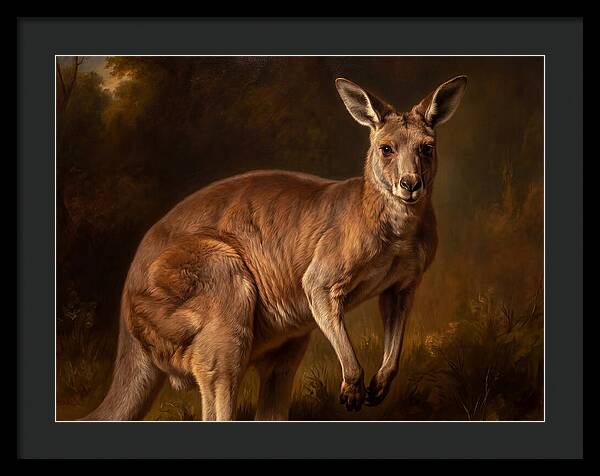 Kangaroo In Natural Splendor