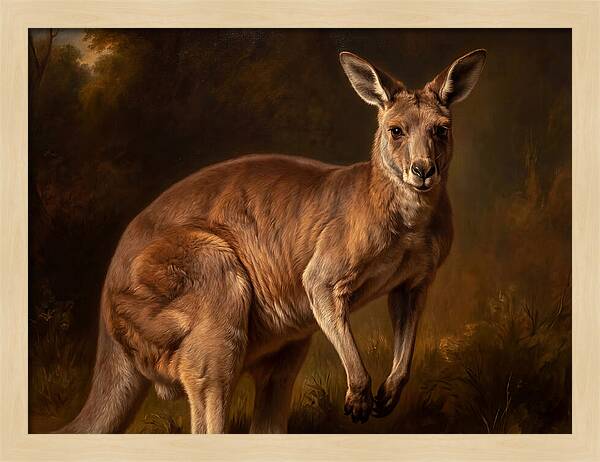 Kangaroo In Natural Splendor