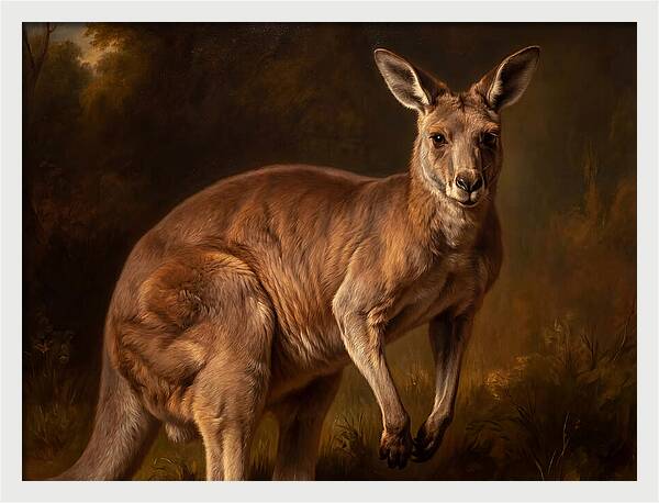 Kangaroo In Natural Splendor