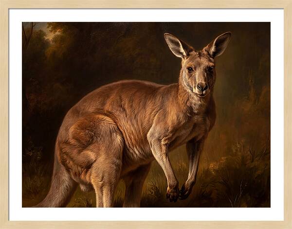 Kangaroo In Natural Splendor