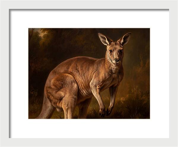 Kangaroo In Natural Splendor