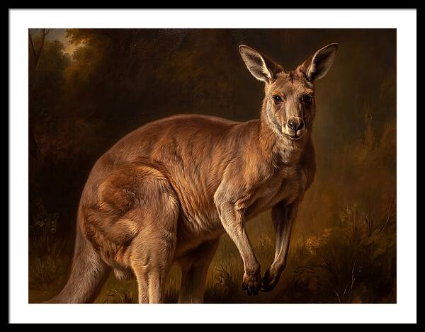 Kangaroo In Natural Splendor