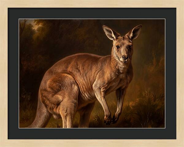 Kangaroo In Natural Splendor