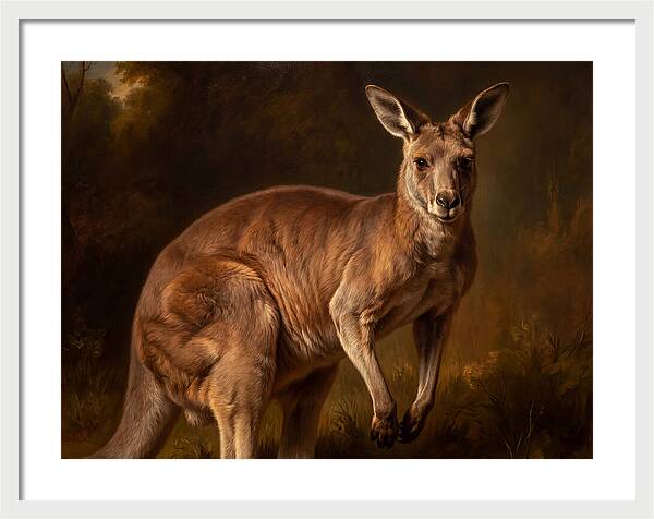 Kangaroo In Natural Splendor