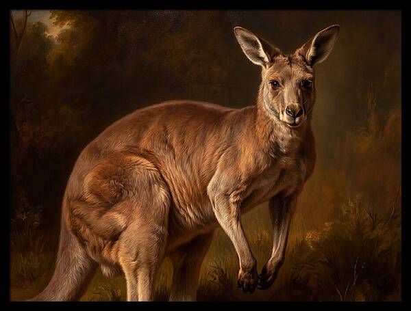 Kangaroo In Natural Splendor