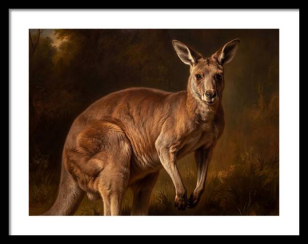 Kangaroo In Natural Splendor