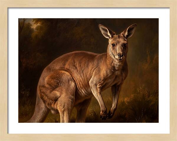 Kangaroo In Natural Splendor