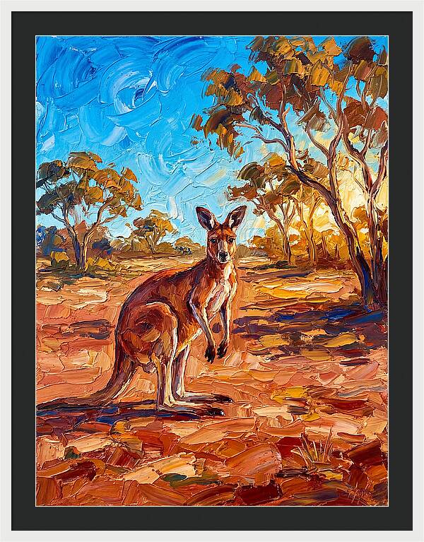 Kangaroo In The Outback