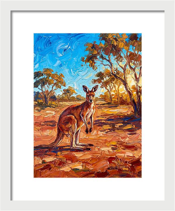 Kangaroo In The Outback
