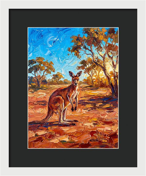 Kangaroo In The Outback
