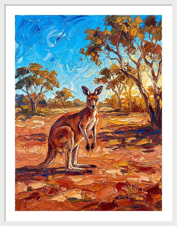 Kangaroo In The Outback