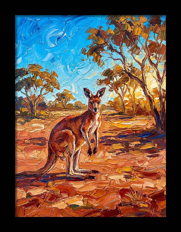 Kangaroo In The Outback