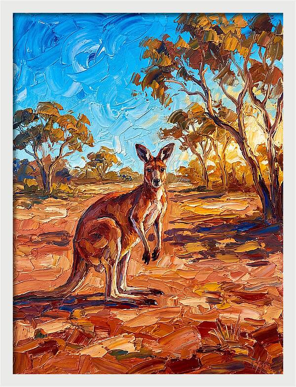 Kangaroo In The Outback