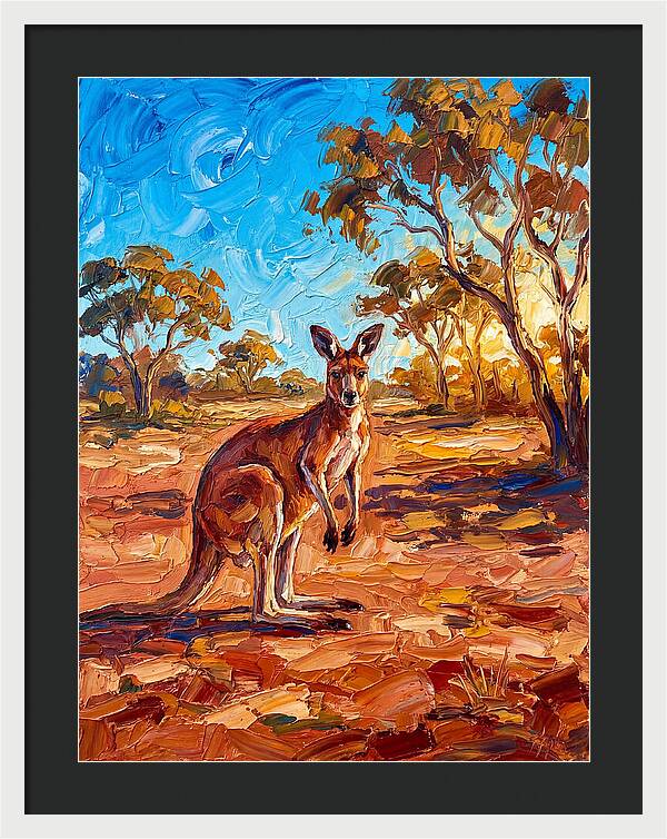 Kangaroo In The Outback