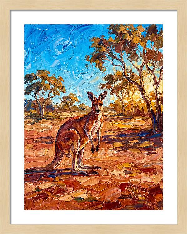 Kangaroo In The Outback