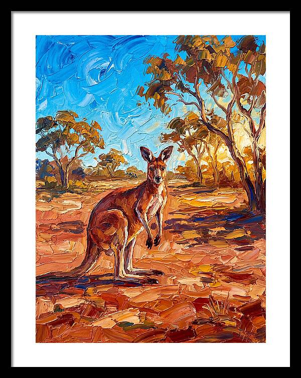 Kangaroo In The Outback