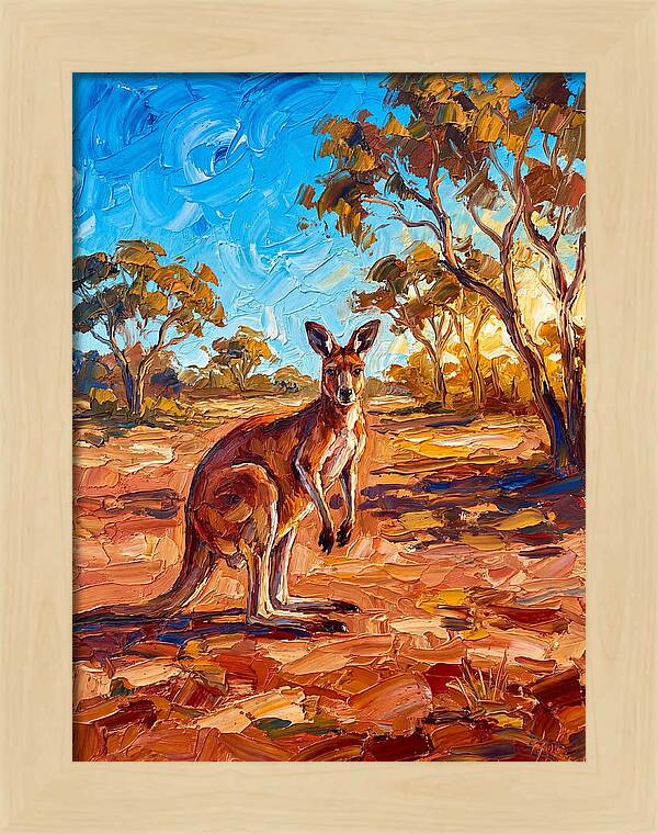 Kangaroo In The Outback