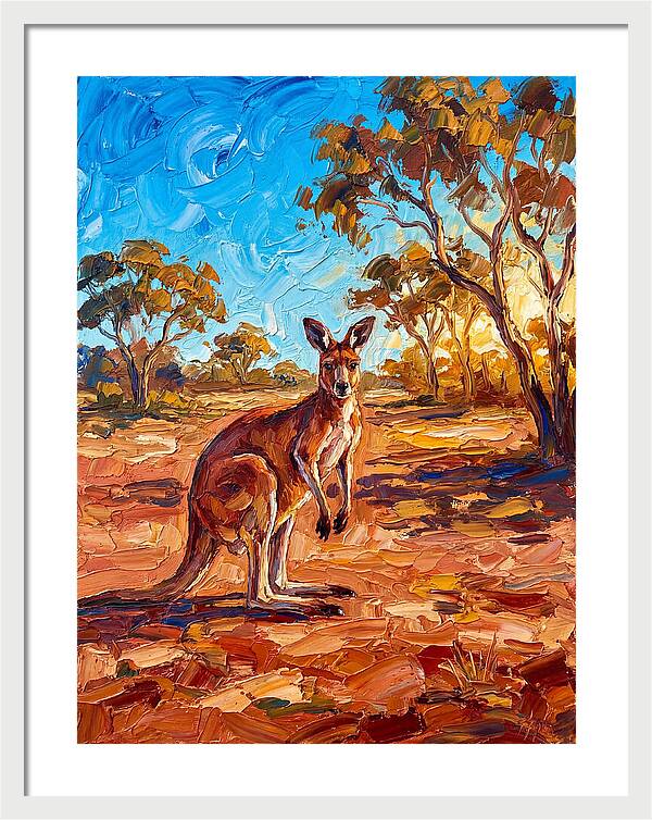 Kangaroo In The Outback