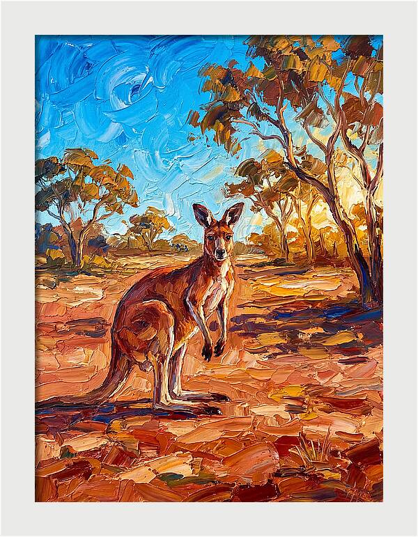 Kangaroo In The Outback