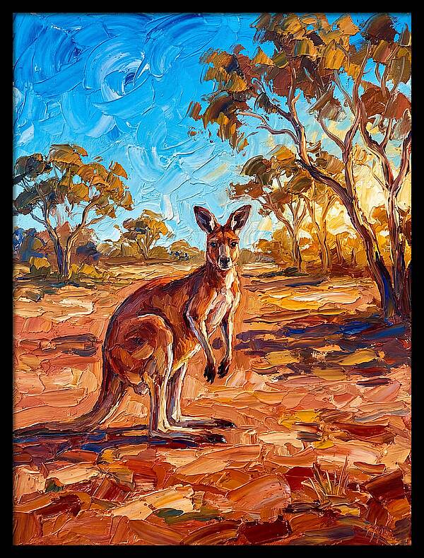 Kangaroo In The Outback