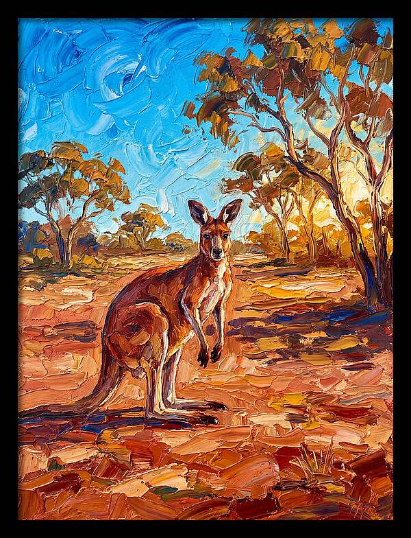 Kangaroo In The Outback