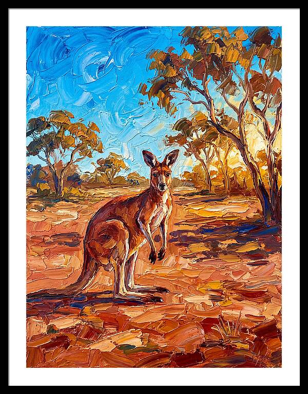 Kangaroo In The Outback