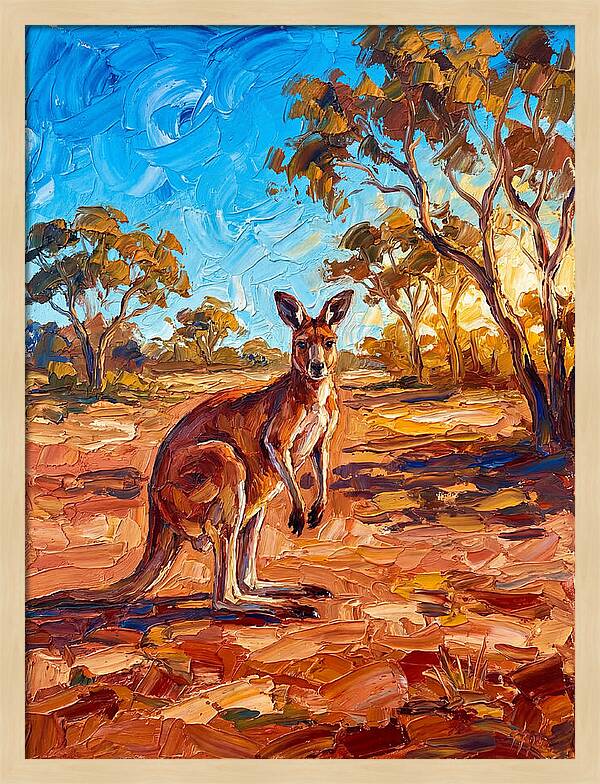 Kangaroo In The Outback