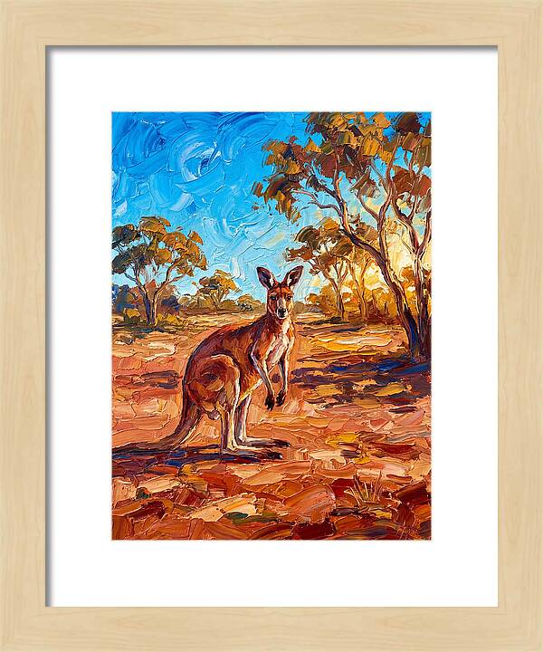 Kangaroo In The Outback