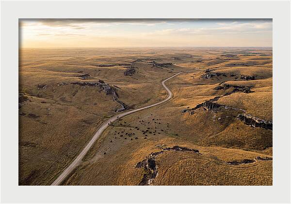 Kansas Flint Hills From Above